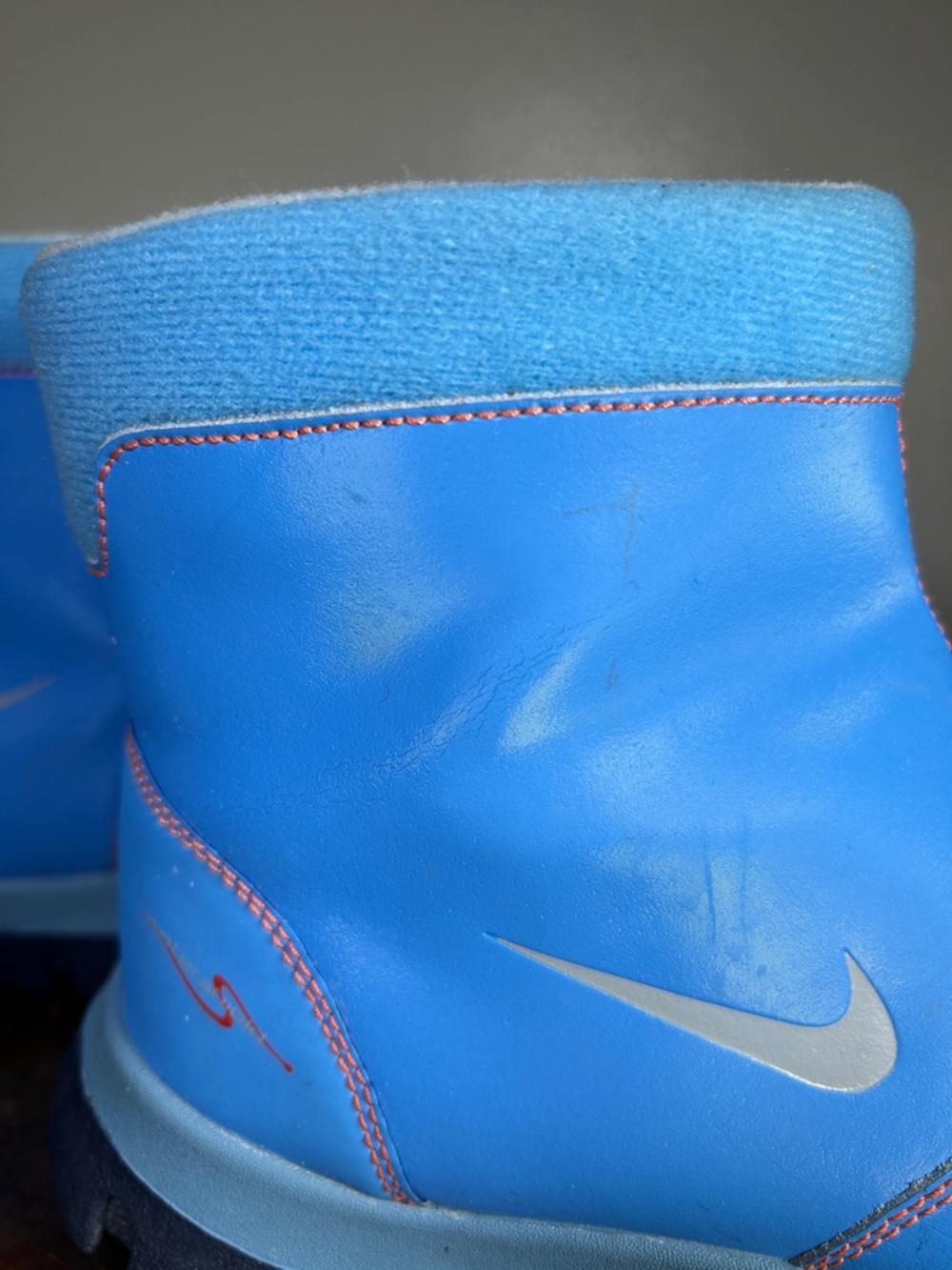 Nike Kids Blue Zip Winter Boots with Silver Swoosh - Picture 15 of 15